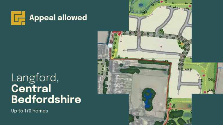 Appeal Allowed for 170 New Homes at Langford, Central Bedfordshire