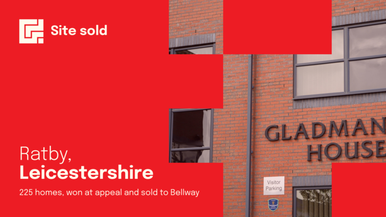 Ratby Development Secured at Appeal and Sold to Bellway Homes